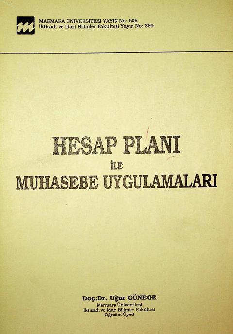 Hesap Planı ile Muhasebe Uygulamaları